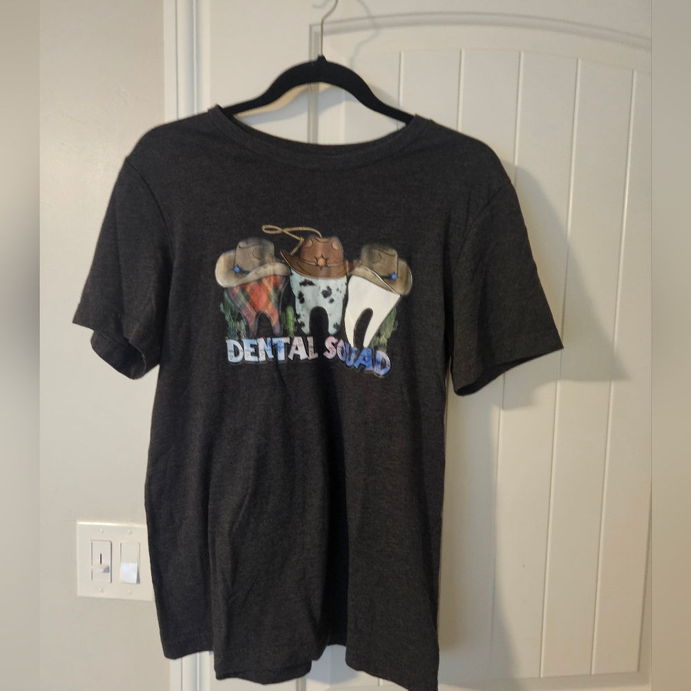 Dental Squad Graphic T-Shirt - Black Size M